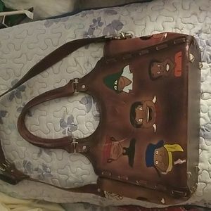 Hand made Leather Fat Albert Purse